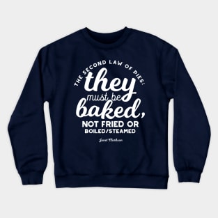 Pie quotes by Janet Clarkson v3 Crewneck Sweatshirt